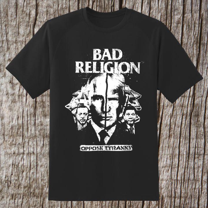 Donald Trump & Putin Bad Religion Shirt: Stand Against Tyranny