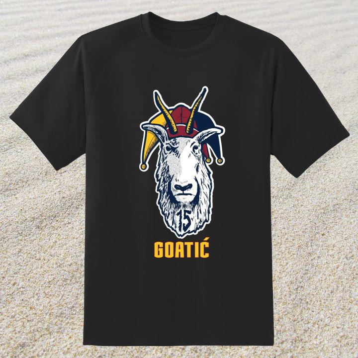 Great Goat Nikola Jokic 15 Denver Nuggets Goatic T-Shirt