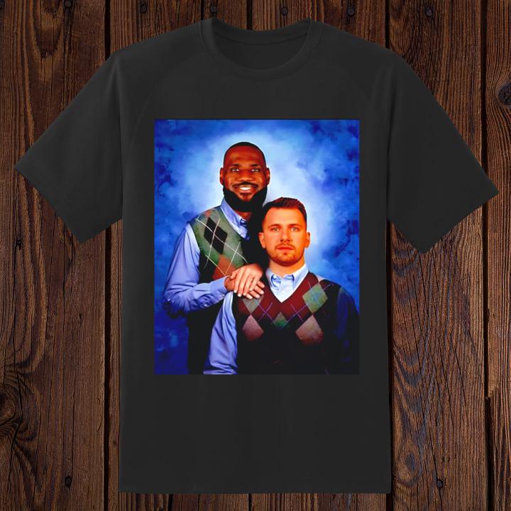 Luka Doncic And Lebron James Step Brother Los Angeles Lakers Shirt