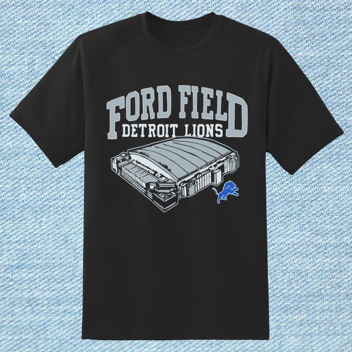 Detroit Lions Ford Field Stadium T-Shirt