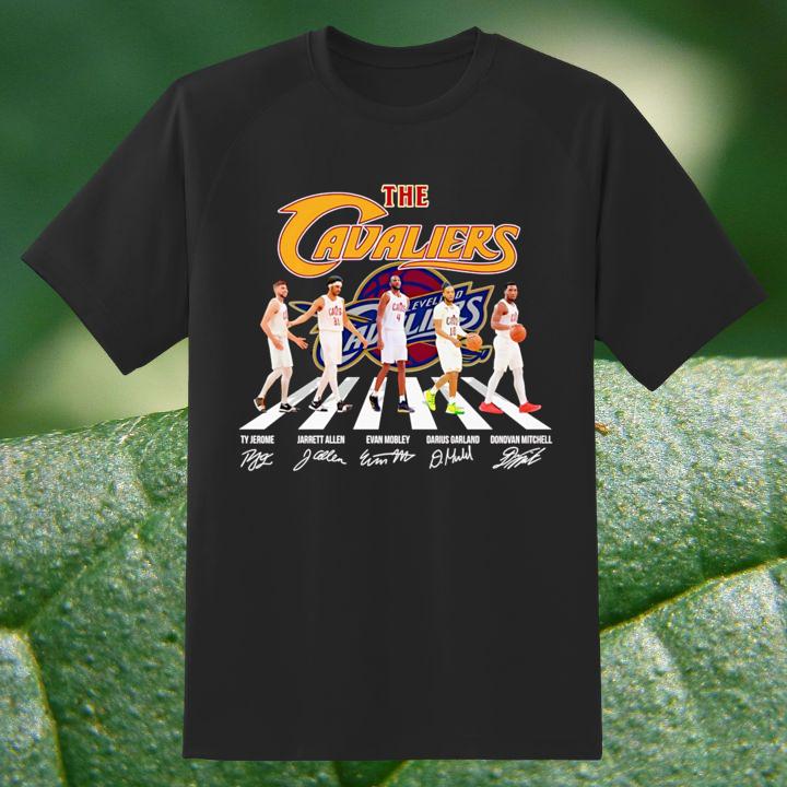 The Cleveland Cavaliers Abbey Road Signatures Funny Basketball T-Shirt