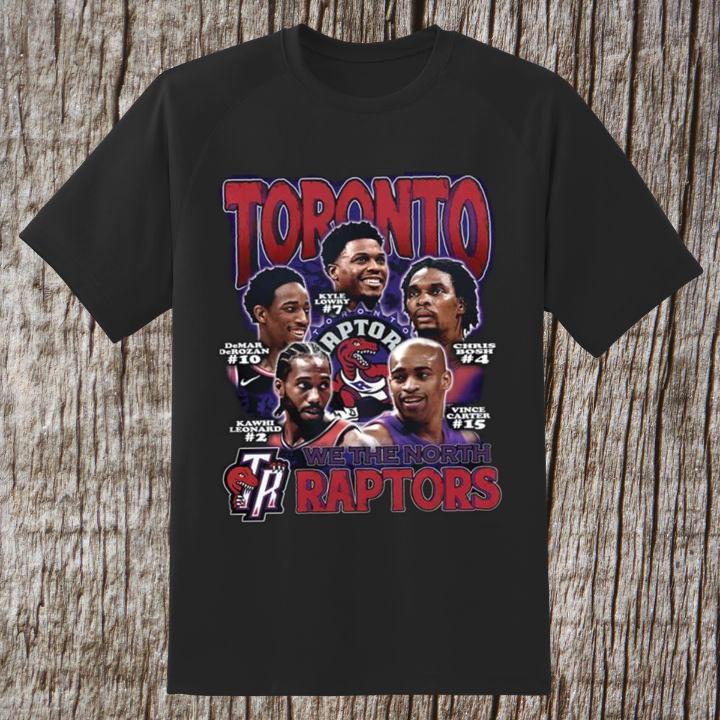 Toronto Raptors Basketball Players We The North T-Shirt
