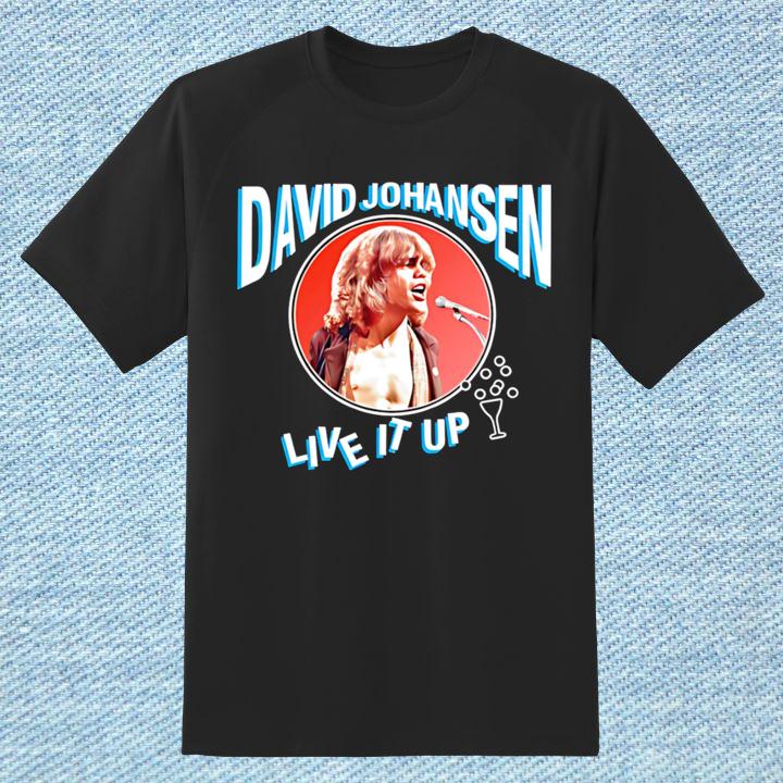 David Johansen Live It Up Vintage Concert Tribute T-Shirt