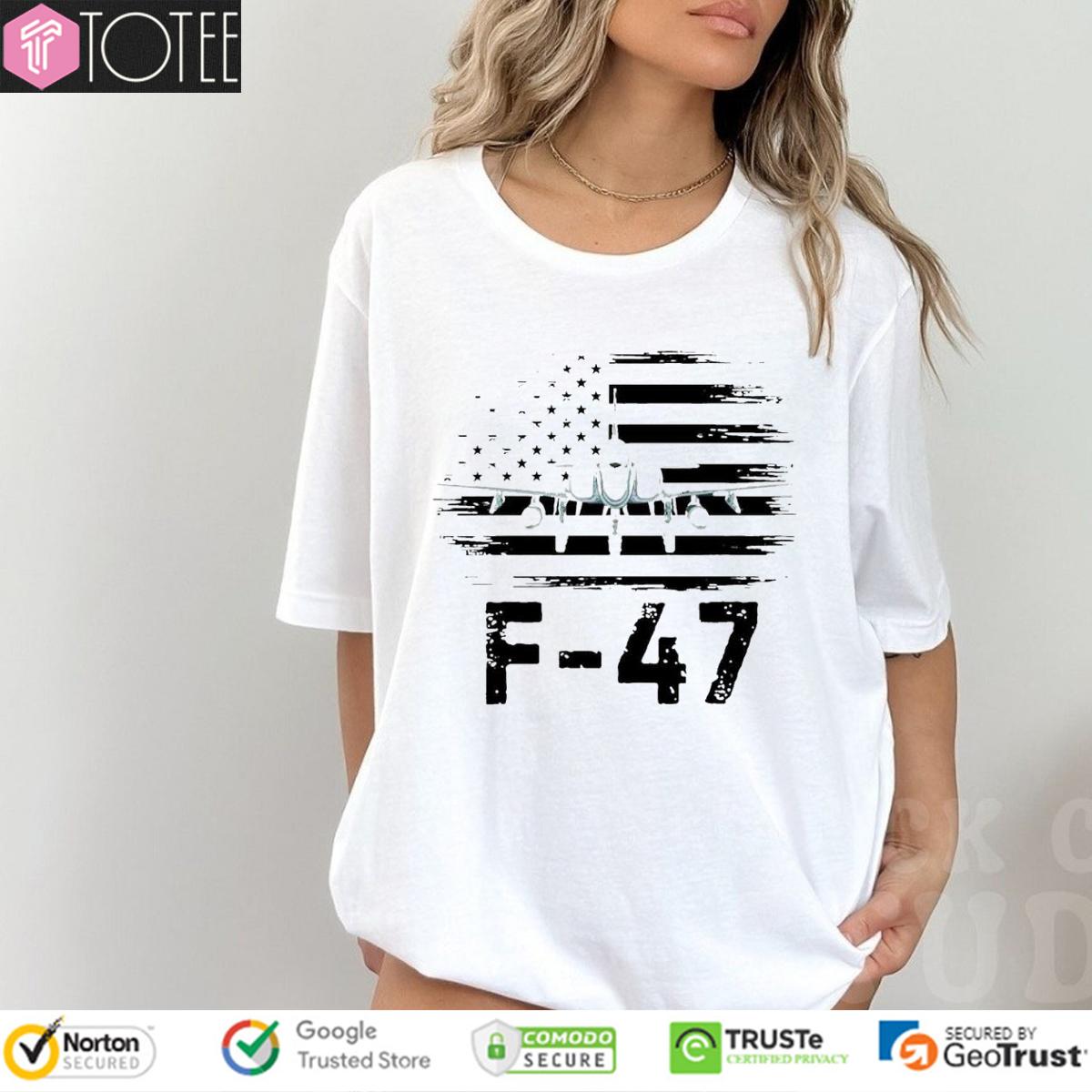 Boeing F-47 United States Air Force American Flag T-Shirt