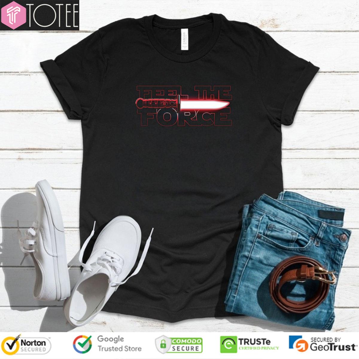 Feel The Force Red Star Wars T-Shirt
