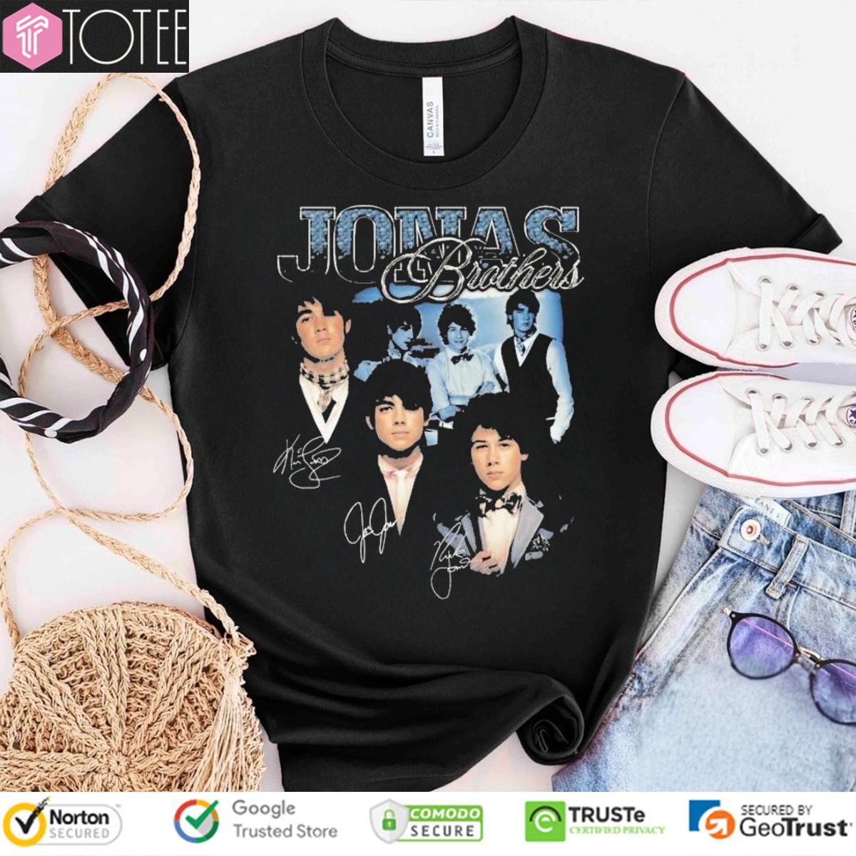 Jonas Brothers Pop Band Jonascon Signature Shirt