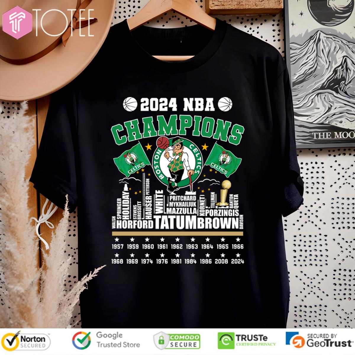 Celtics 2024 NBA Champs: Ultimate TShirt for Fans Today