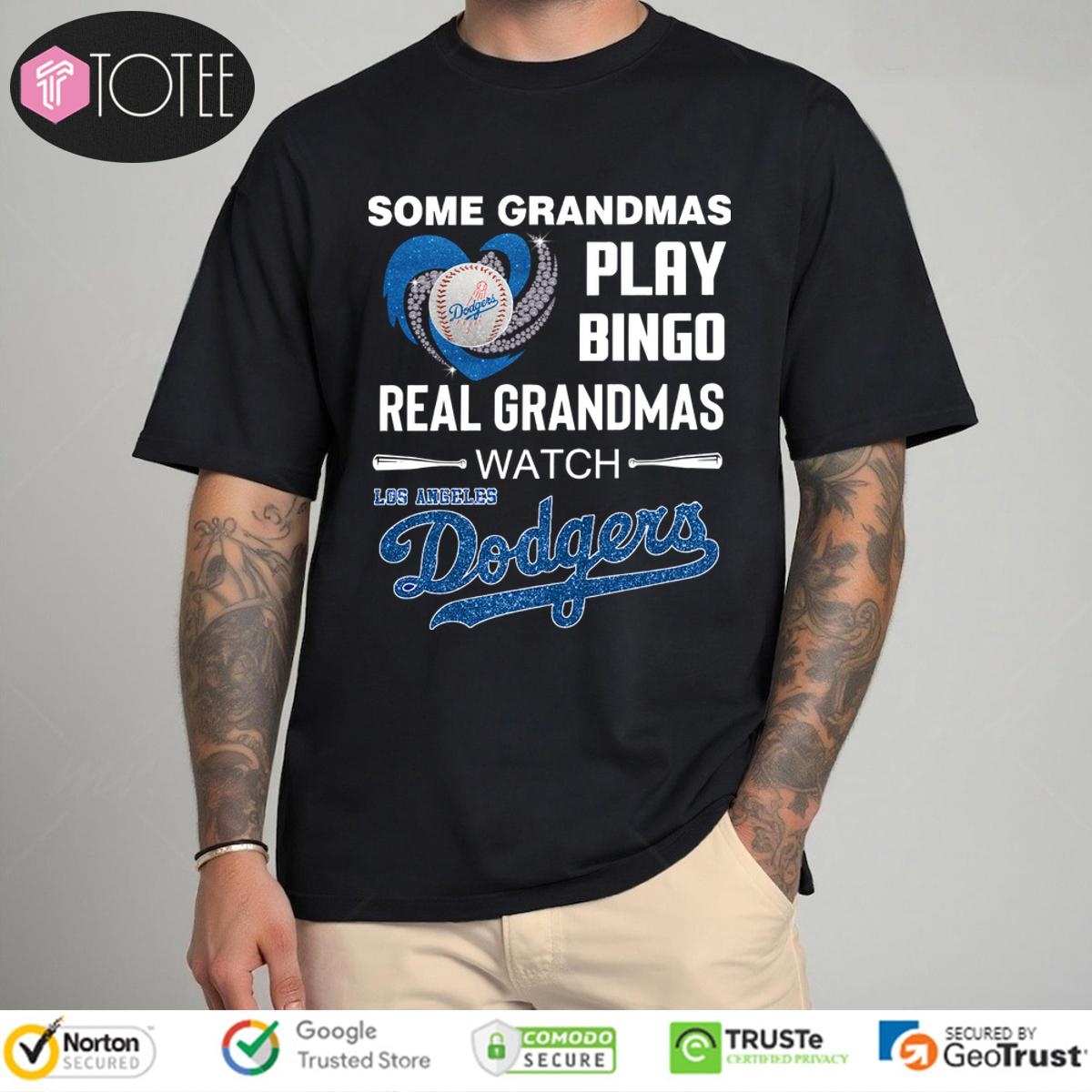 Bingo Tshirts: Ultimate Dodgers Gear for Grandmas Today!